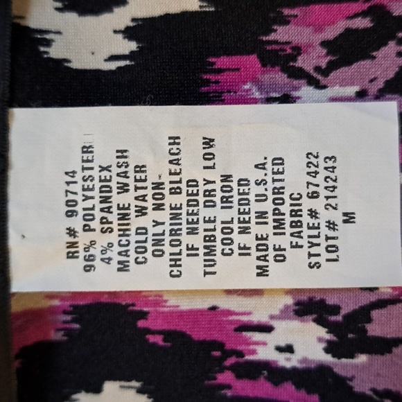 A Dressing Woman Purple/Black Boho Bell Sleeve High Waisted Dress.  Medium NWOT - Picture 9 of 10